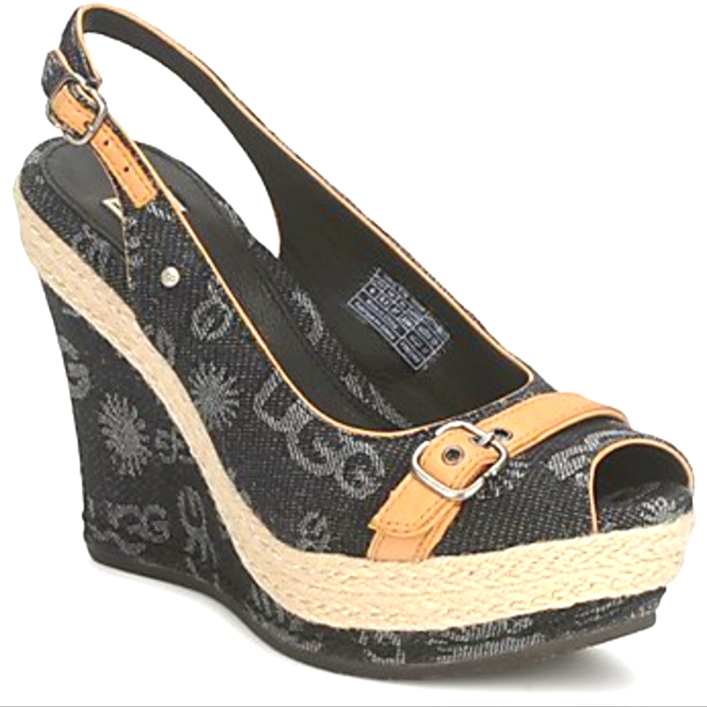 UGG Platform Wedges Sz 8
